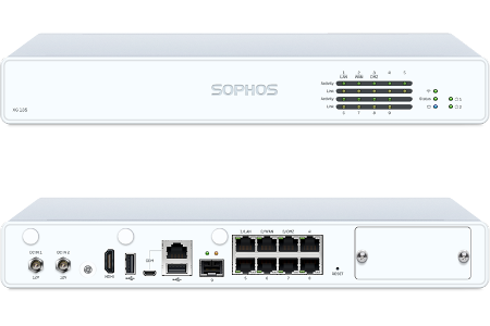 Sophos XG 135 Front and Back View