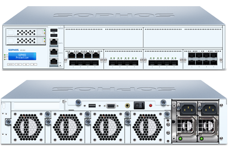 Sophos XG 550 Front and Back View