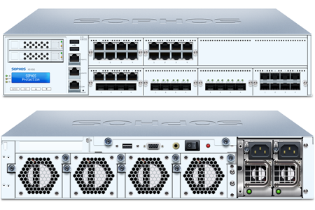 Sophos XG 650 Front and Back View