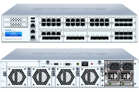 Sophos XG 750 Front and Back View