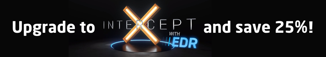 Intercept X Advanced with EDR Promo